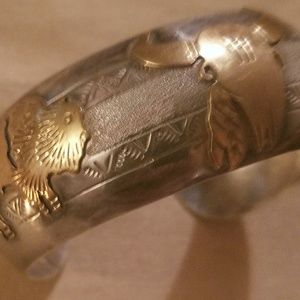Sterling bracelet cuff